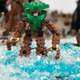 Illustration for article titled The Battle of Isengard from Lord of the Rings, depicted in 22,000 LEGO bricks